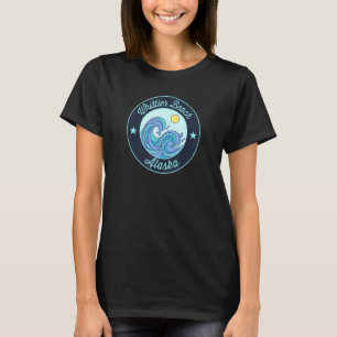 Whittier Beach Ak Alaska Souvenir Nautical Surfer  T-Shirt
