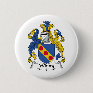Whitty Family Crest 6 Cm Round Badge