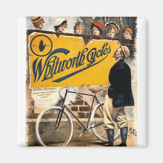 Whitworth Cycles Magnet (Front)