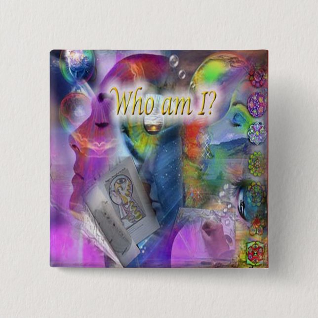 Who Am I Button (Front)