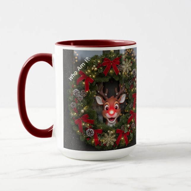 Who Am I? Christmas Mug (Left)