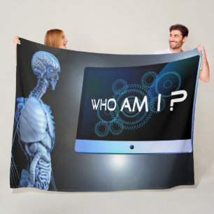 WHO AM I ? FLEECE BLANKET