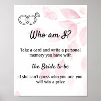 Who am I? Pink Watercolor