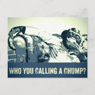 Who Are You Calling A Chump? Postcard
