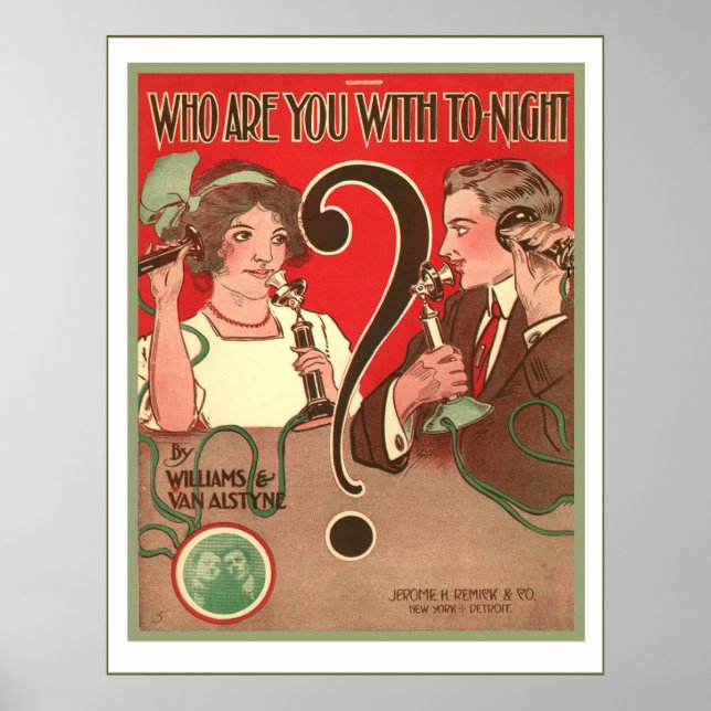 Who are you with now poster (Front)