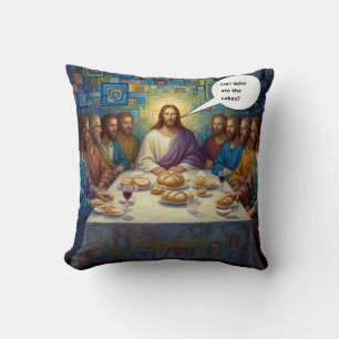 Who ate the cakes cushion