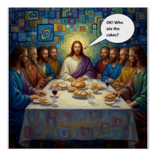 Who ate the cakes poster