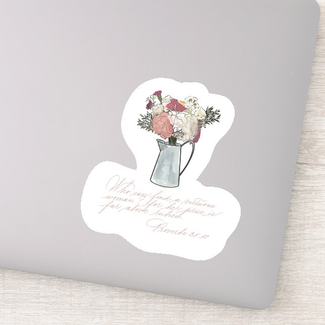 Who can find a virtuous woman? Sticker  (Detail)