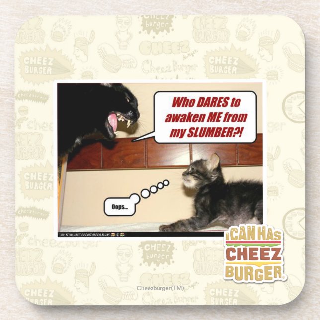 Who dares awaken me? coaster (Front)