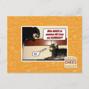 Who dares awaken me? postcard