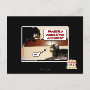 Who dares awaken me? postcard