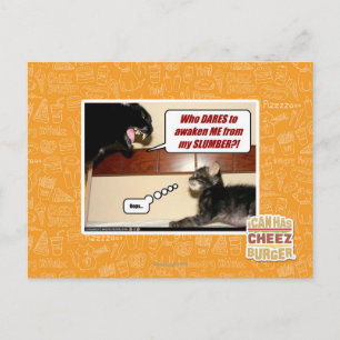 Who dares awaken me? postcard