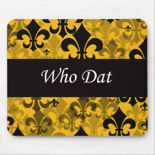 Who Dat t-shirts Mouse Pad