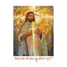 Who Do You Say That I Am, Jesus 18x24" Poster