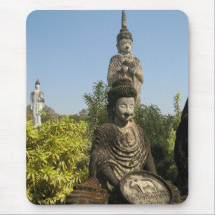 Who Do You Worship? Nong Khai, Isaan, Thailand Mouse Pad
