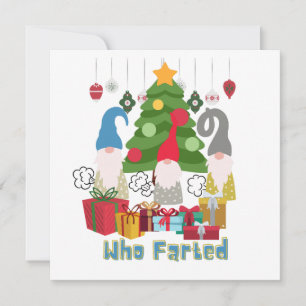 Who Farted Elves Card
