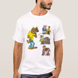 Who fears the Big Bully Wolf? Kids T-Shirt