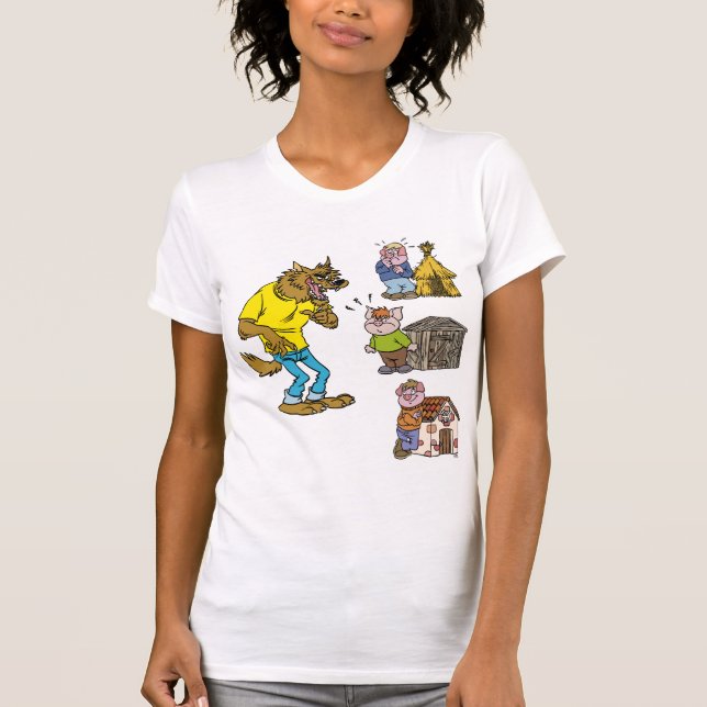 Who fears the Big Bully Wolf? Women T-Shirt (Front)