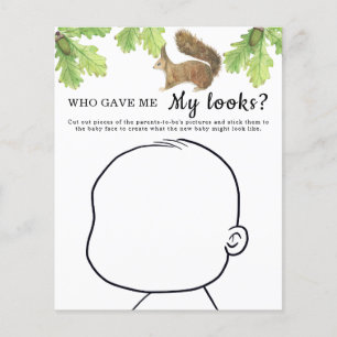 Who gave me my looks baby shower game