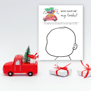 Who gave me my looks baby shower game