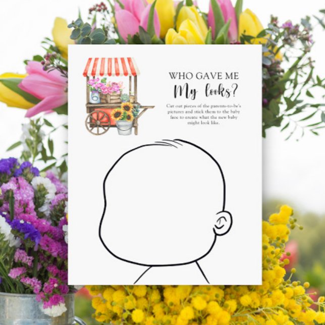 Who gave me my looks baby shower game (Creator Uploaded)