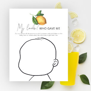 Who gave me my looks baby shower game