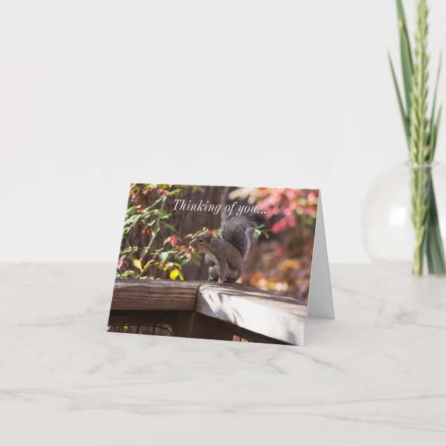 Who Goes There Thinking Of You Card (Front)