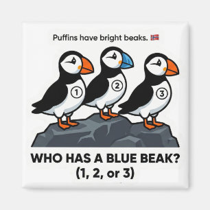 Who Has a Blue Beak? – Puffin Learning Magnet