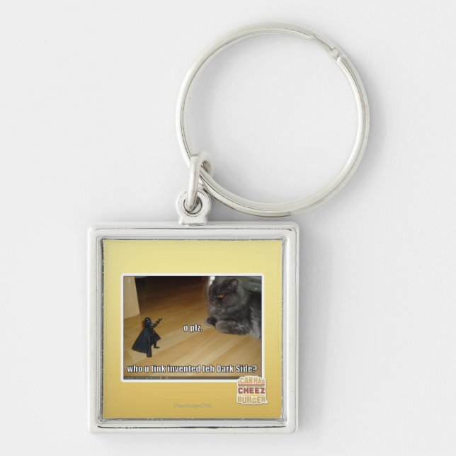 Who invented the dark side? key ring (Front)