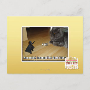 Who invented the dark side? postcard