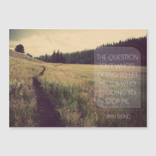 Who Is Going To Stop Me