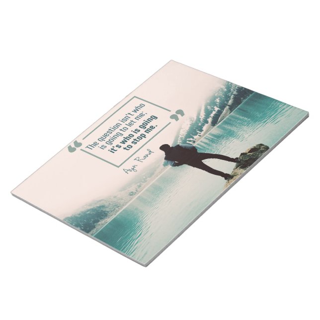 Who Is Going To Stop Me Notepad (Angled)