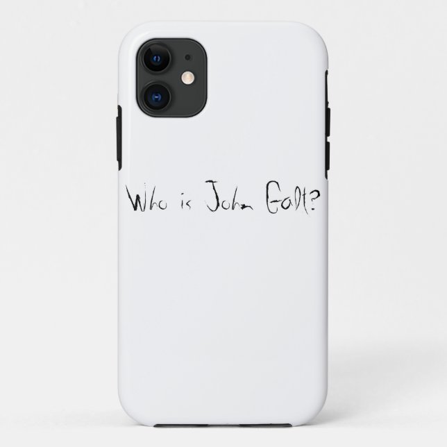 Who is John Galt? Iphone Case (Back)
