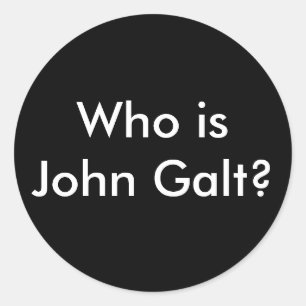 Who is John Galt? stickers