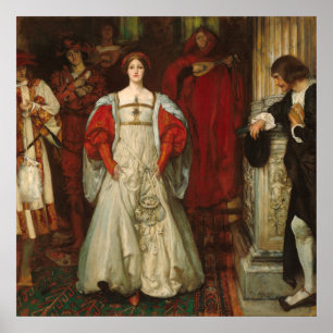 Who Is Sylvia?, Edwin Austin Abbey Fine Art Poster