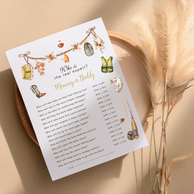 Who is the Reel Expert Fishing Baby Shower Game (Creator Uploaded)