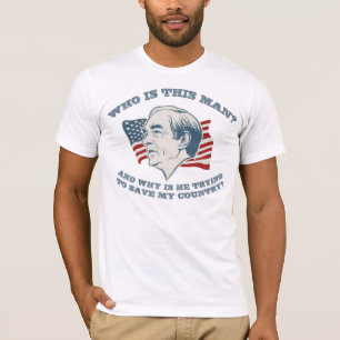 Who is this Man? Ron Paul Shirt