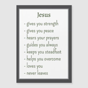 Who Jesus is Comforting Reminder Keepsake Gift