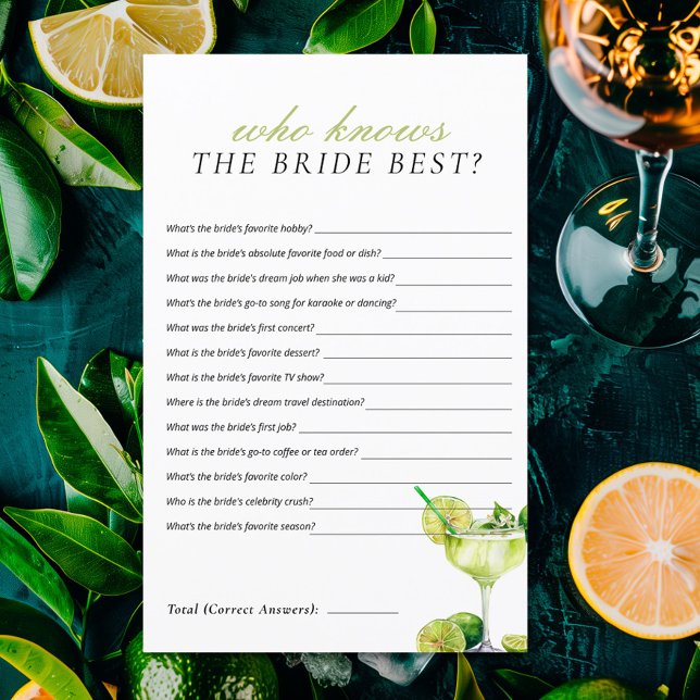 Who Knows Bride Best Mexican Fiesta Bridal Shower (Creator Uploaded)