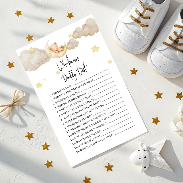 Who Knows Daddy Best baby shower Game  (Creator Uploaded)