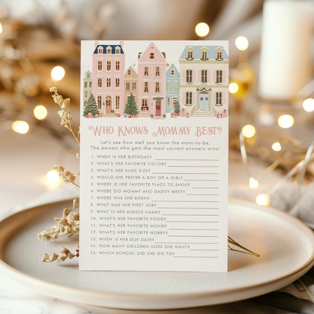 Who knows mommy best Christmas Village game (Creator Uploaded)