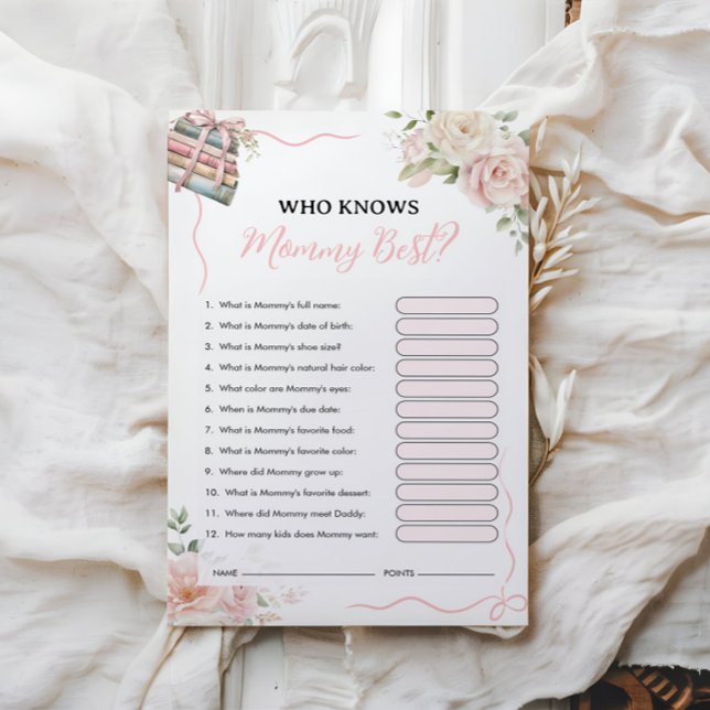 Who Knows Mummy Best | Baby Shower Game (Creator Uploaded)