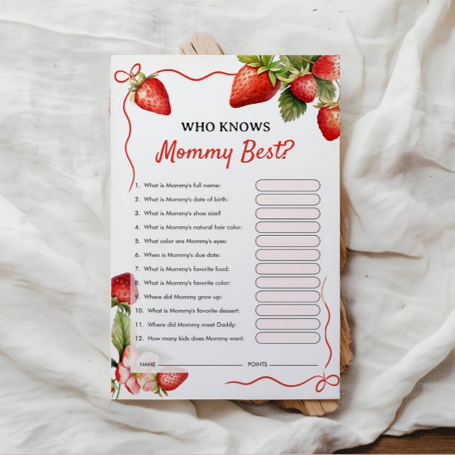 Who Knows Mummy Best | Baby Shower Game (Creator Uploaded)