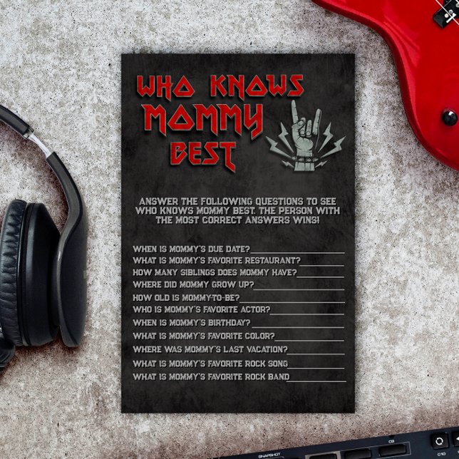 Who Knows Mummy Best - Born to Rock (Creator Uploaded)