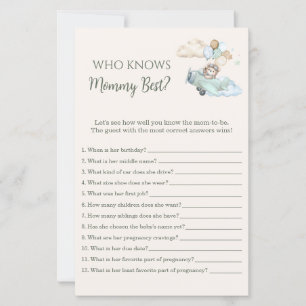 Who Knows Mummy Best Game Bearly Wait Aeroplane Bo