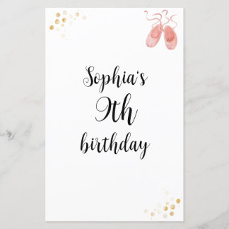 Who Knows The Birthday Girl Best Game - Ballerina