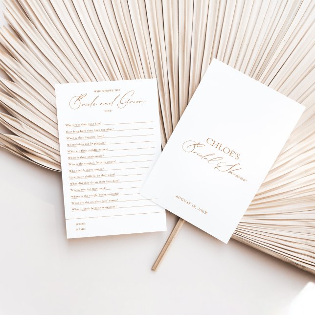 Who Knows The Bride&Groom Best Bridal Shower Game (Creator Uploaded)