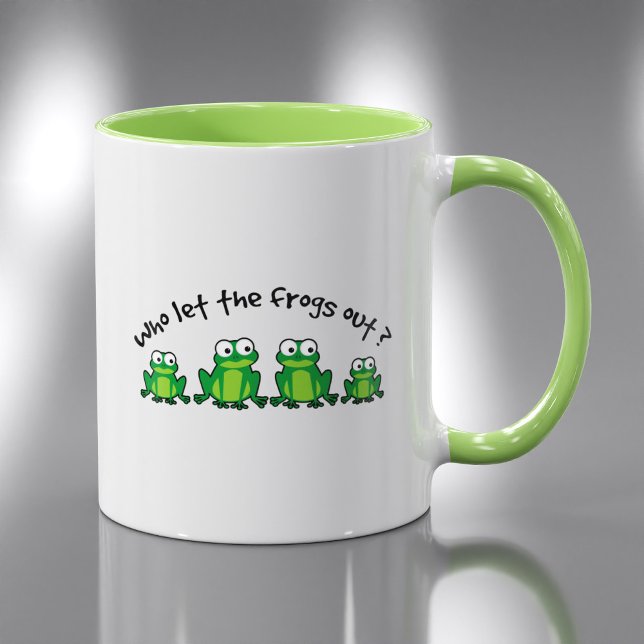 Who Let The Frogs Out? Mug (Creator Uploaded)