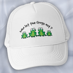 Who Let The Frogs Out? Trucker Hat