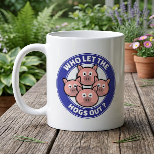 Who Let The Hogs Out Mug